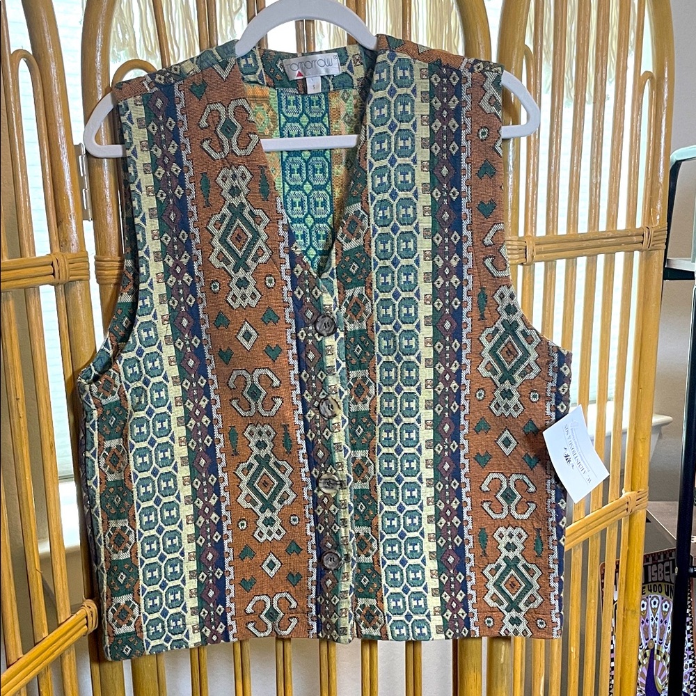 Vintage Bohemian Patterned Vest